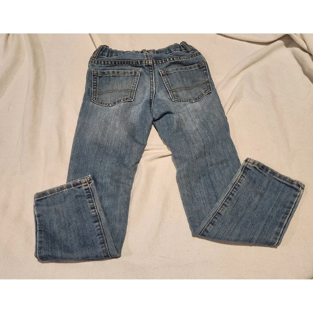 The Children's Place Girls Thrashed Distressed Skinny Jeans Size 7